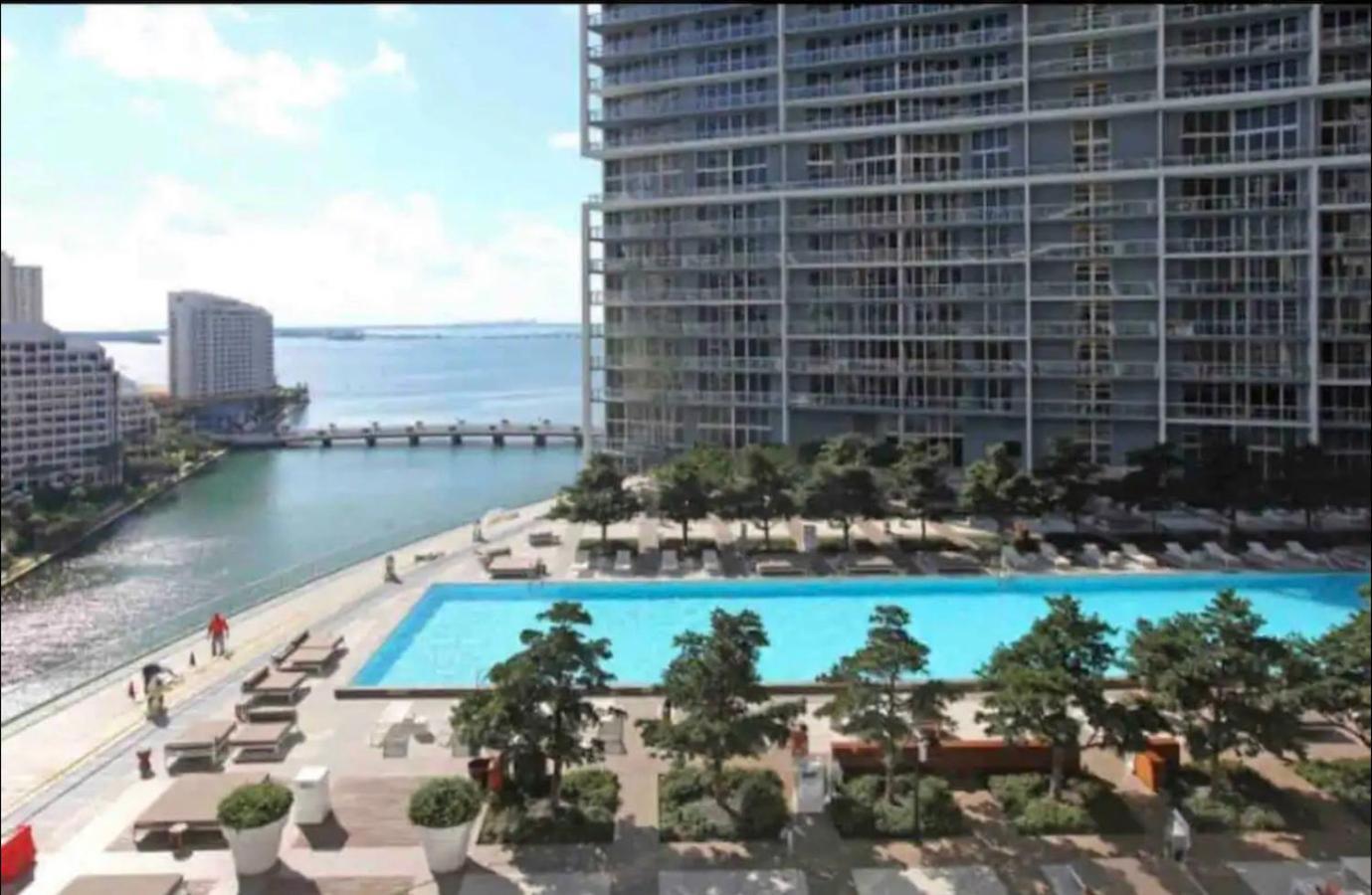 *Iconic W Icon Condo/ Pool&Waterviews*Freespa* Маямі Екстер'єр фото